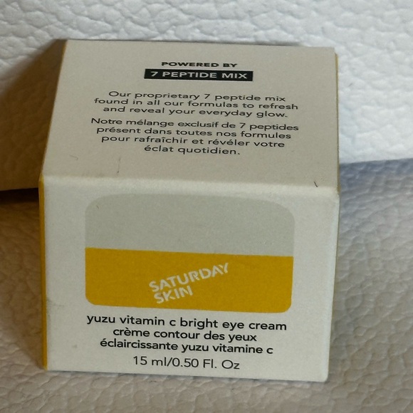 🆕 SATURDAY SKIN Yuzo Vitamin C Bright Eye Cream 15 mL NIB - Picture 4 of 7